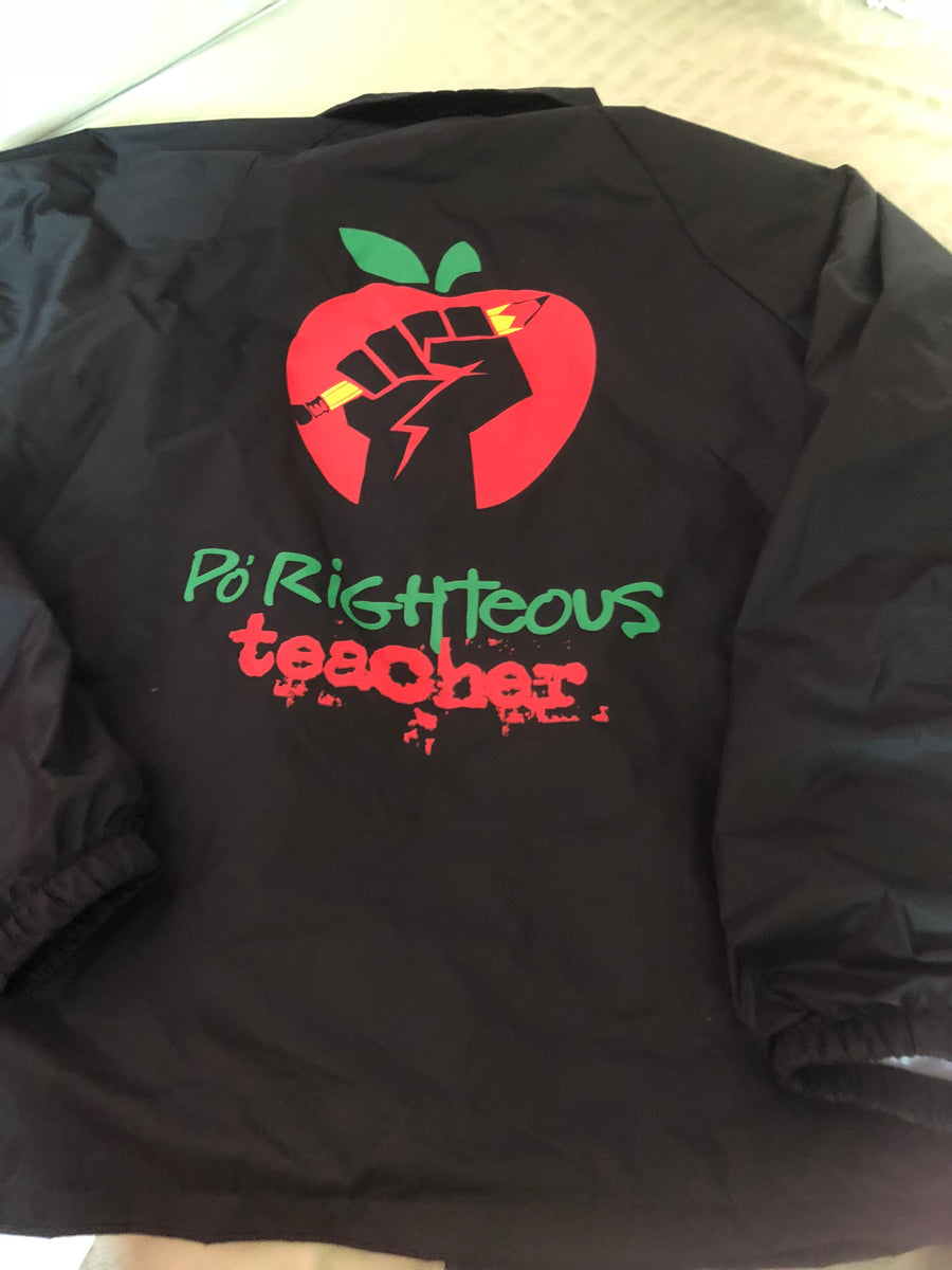 Po Righteous Teacher Logo Coach's Jacket – Po' Righteous