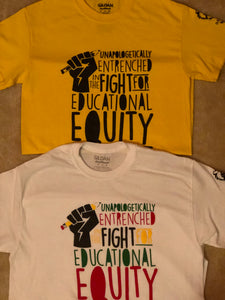 Educational Equity T-Shirt Gold