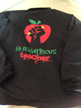 Load image into Gallery viewer, Po Righteous Teacher Logo Coach&#39;s Jacket